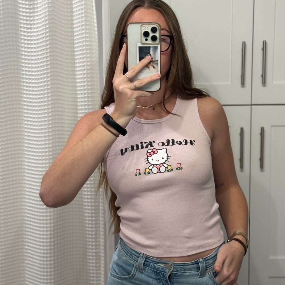 Hello Kitty Light Pink Tank Top